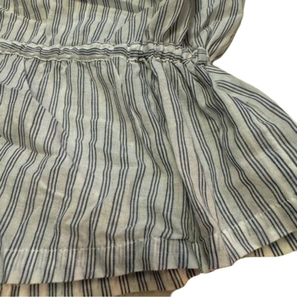Hollister Blue and White Striped Camisole Tank Top Size M Adjustable Straps Tie - Picture 11 of 17